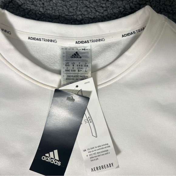Adidas W GG Crew Neck Sweatshirt Training  Aeroready Style Size S - Picture 4 of 11